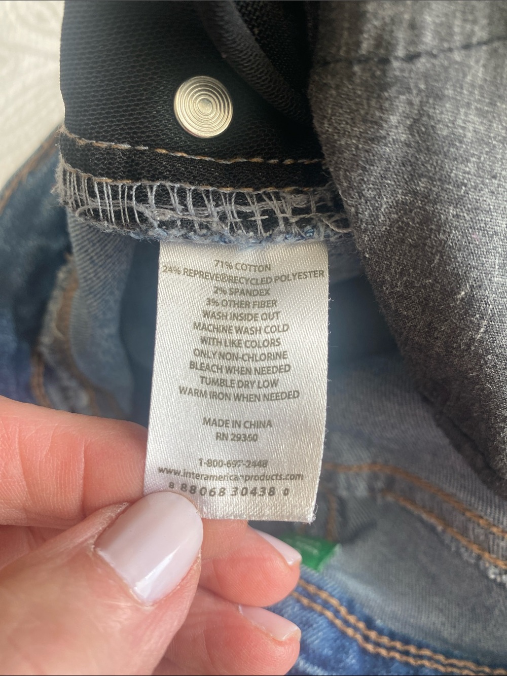 Dip Demim Slim High-Rise Women's Jeans in Medium Blue Sz 6 - Picture 10 of 13